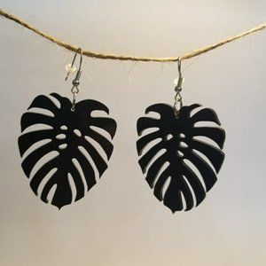 Acrylic earrings.